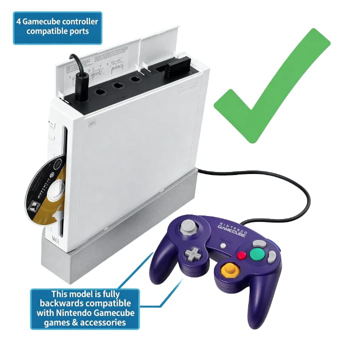 Amazon.com: Nintendo Wii Console - GameCube Backwards